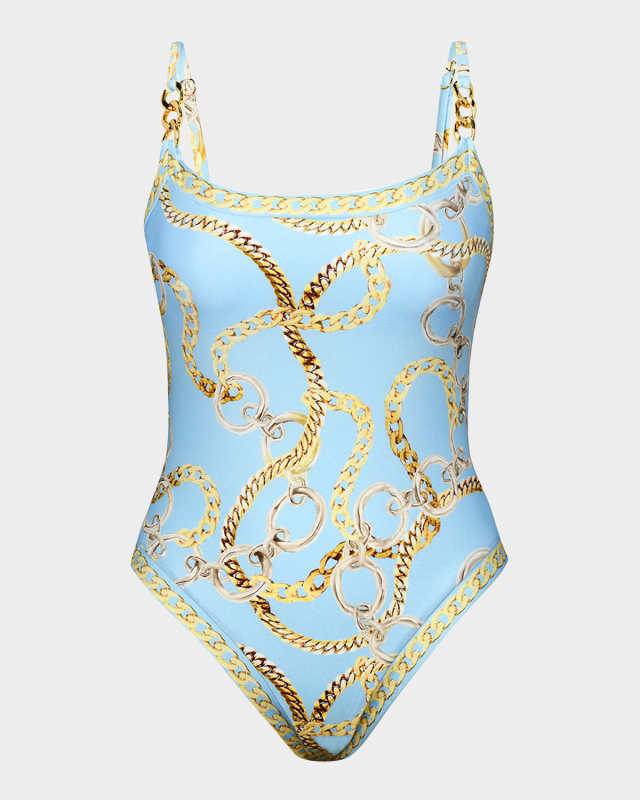 Remi Oversized Chain One-Piece Swimsuit